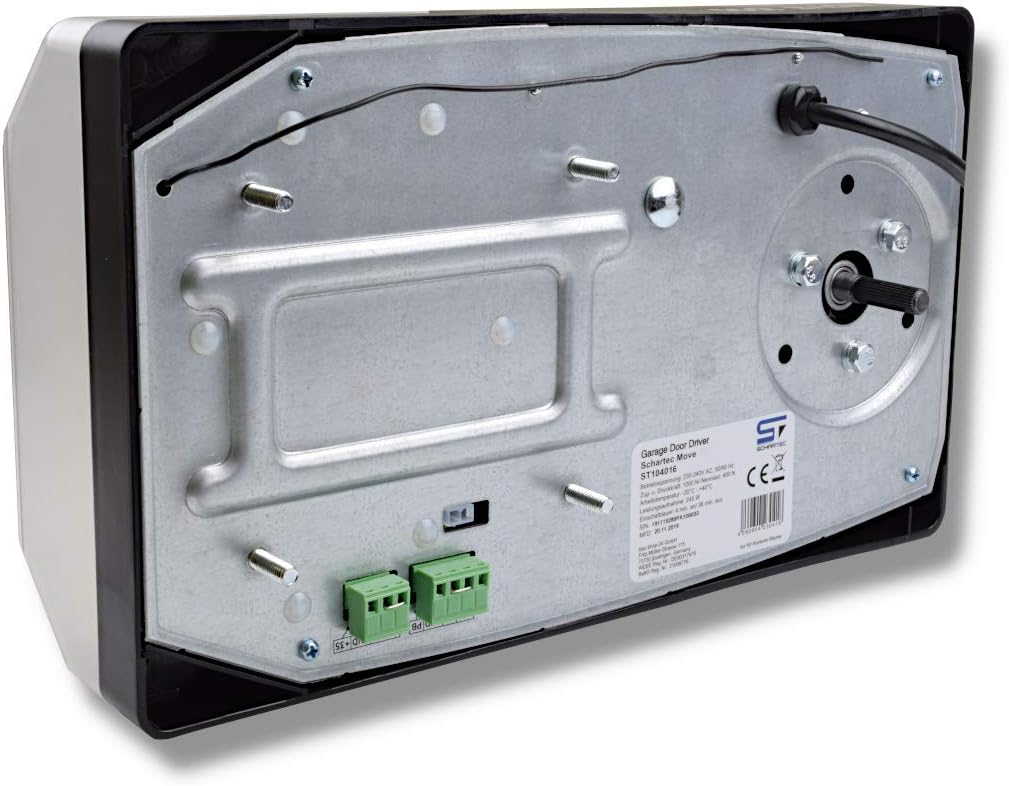 Schartec Move 1000 Speed Garagentorantrieb Serie 3 Set Inkl. 2 Handsender Und Schiene - Elektrischer Torantrieb - Garagentoröffner Für Schwingtor Und Sektionaltor Garagentor Antrieb