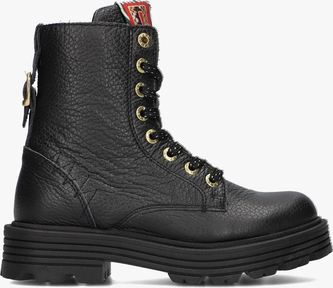 RED-RAG zwarte red-rag veterboots 12474