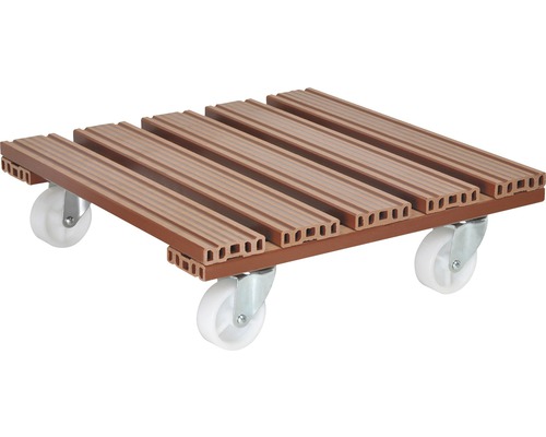 Plantenrol WPC 38,5x38,5 cm terracotta TK 150 kg
