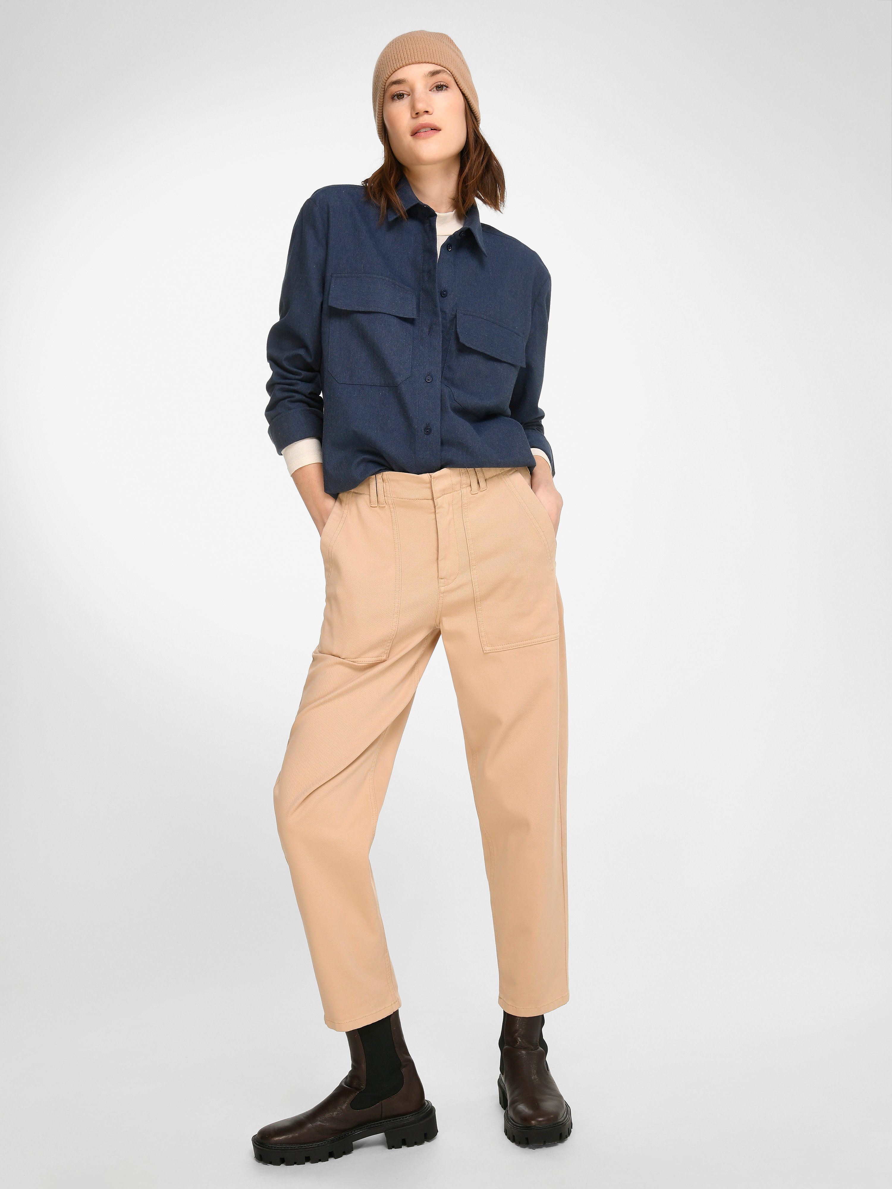 Knöchellange Feminine Fit-Hose