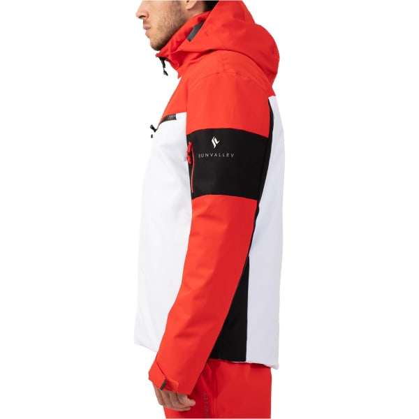 Veste de ski SUN VALLEY DRAGGO SKI JACKET M WHITE