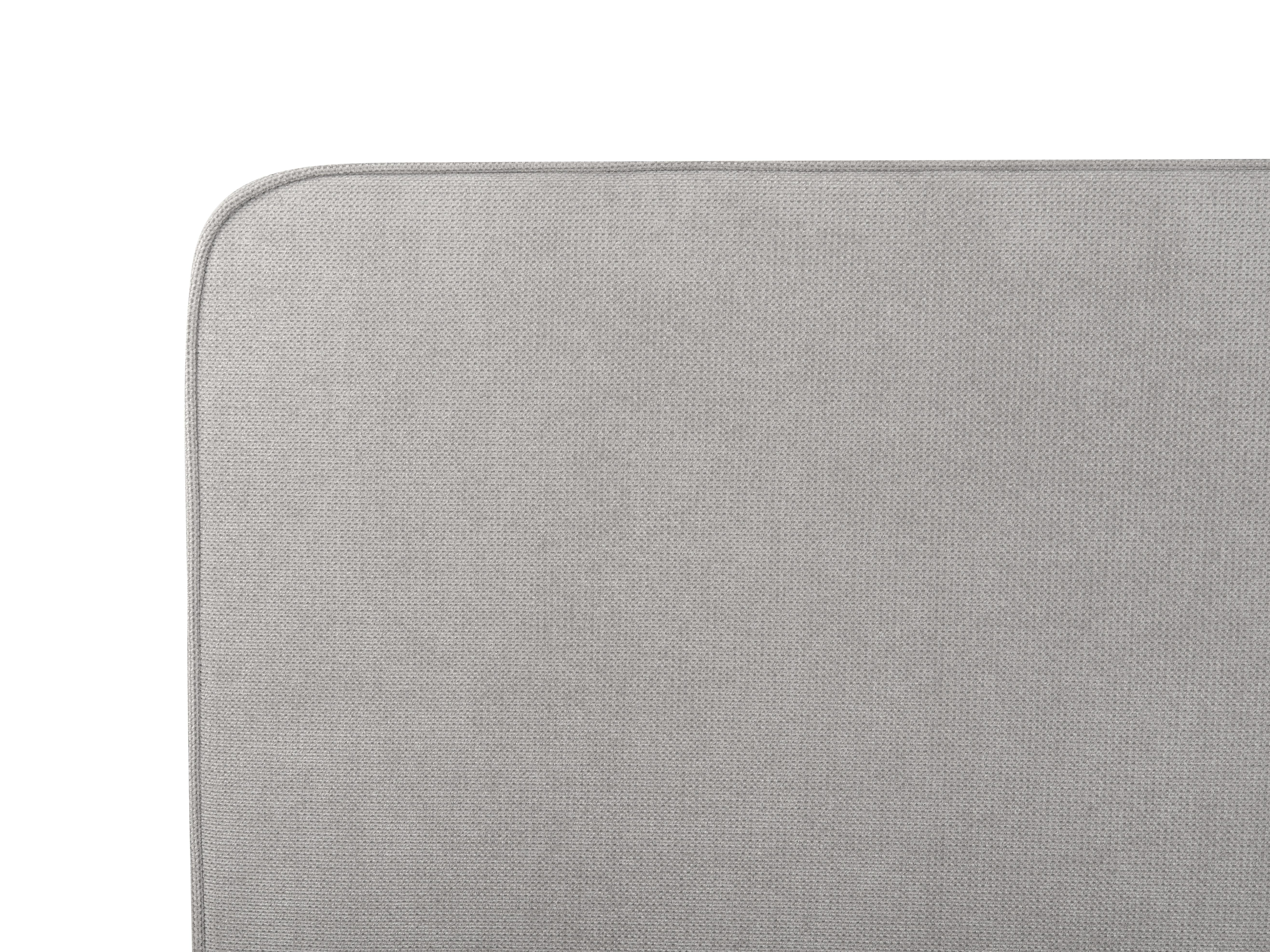 Bed Stof VALOGNES 180 x 200 cm Lichtgrijs
