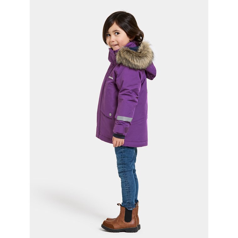 Didriksons Bjärven Kids Parka 3 Royal Purple