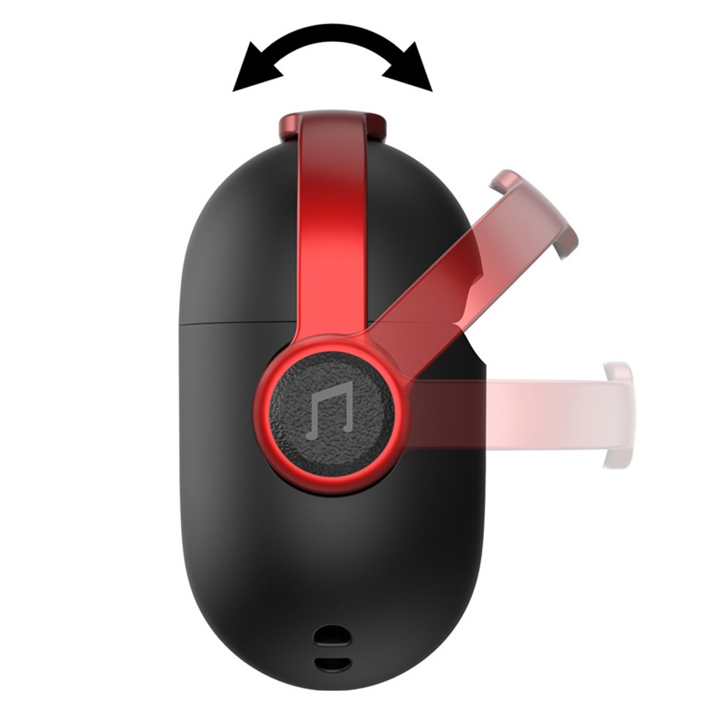 AirPods Pro 2 / AirPods Pro Hybrid Gummi Case Schutzhülle mit Karabinerhaken Kopfhörer Design - Schwarz / Weiss
