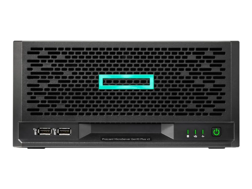HPE ProLiant MicroServer Gen10 Plus v2 - Server - ultra mikro tower envejs - 1 x Xeon E-2314 / op til 4.5 GHz - RAM 0 GB - SATA - non-hot-swap 3.5