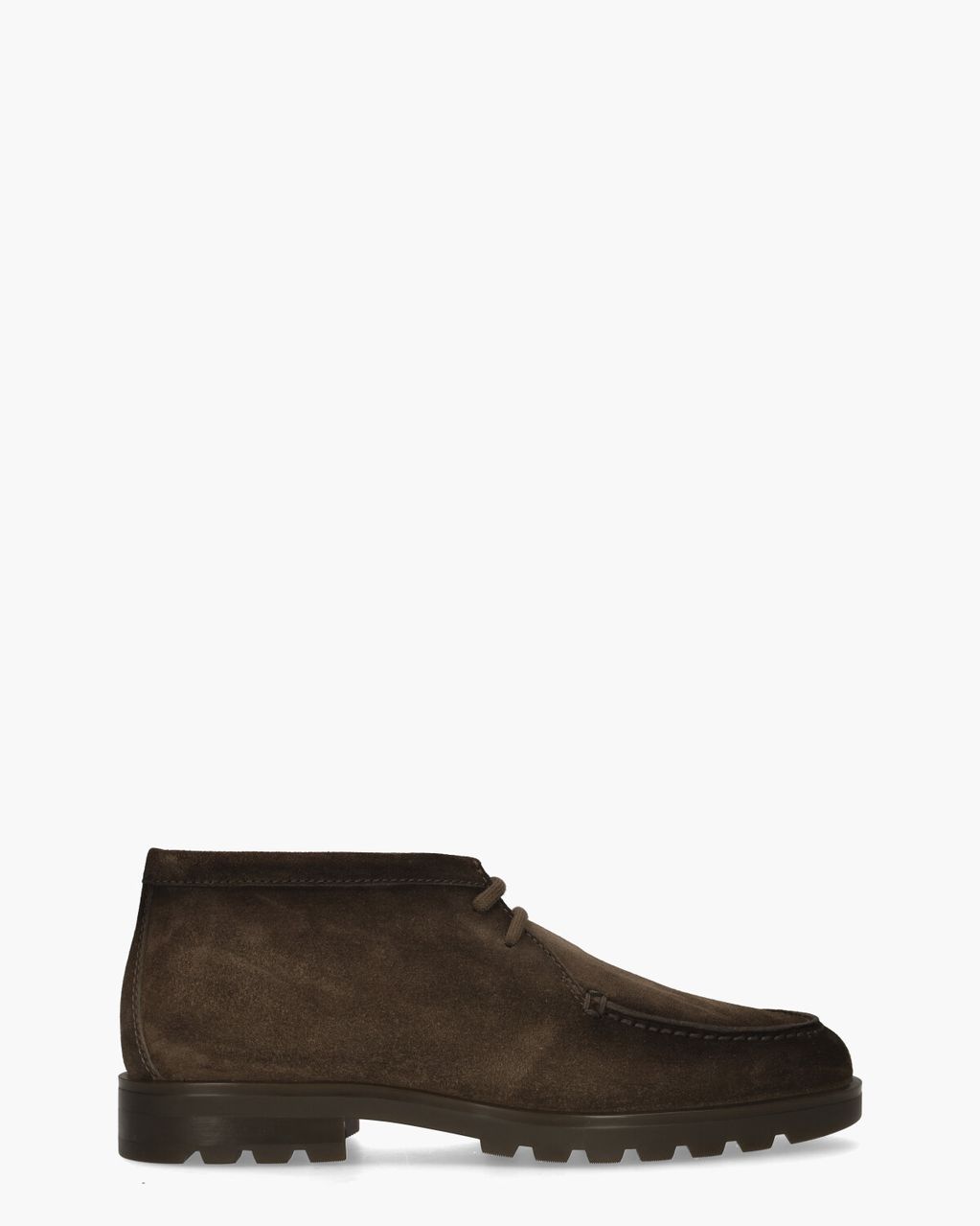 Santoni 18609 Donkerbruin Heren Veterboots