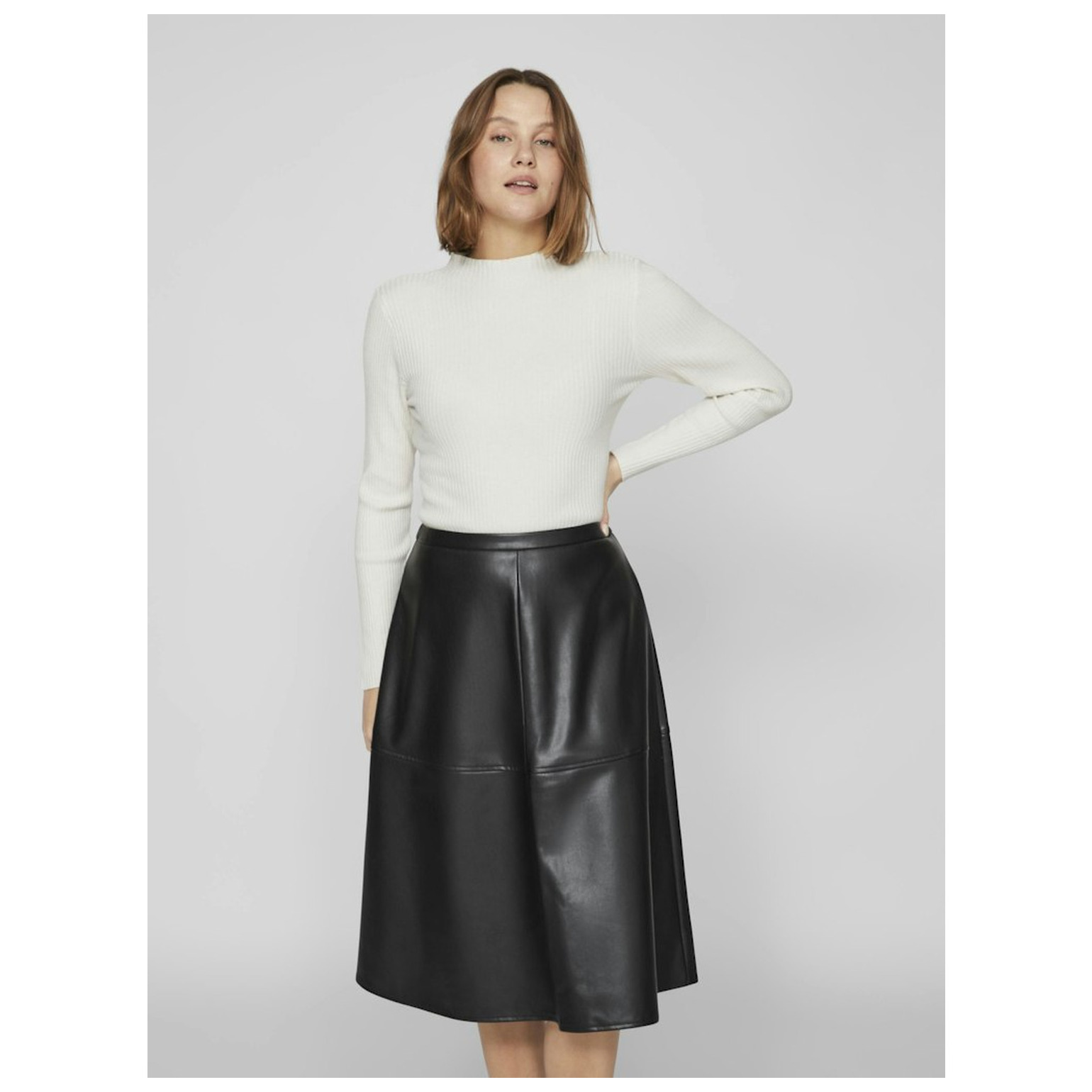 Vila VIOVANNI FUNNEL-NECK L/S KNIT