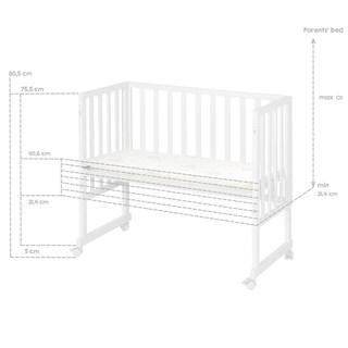 roba Stubenwagen 3 IN 1 weiß