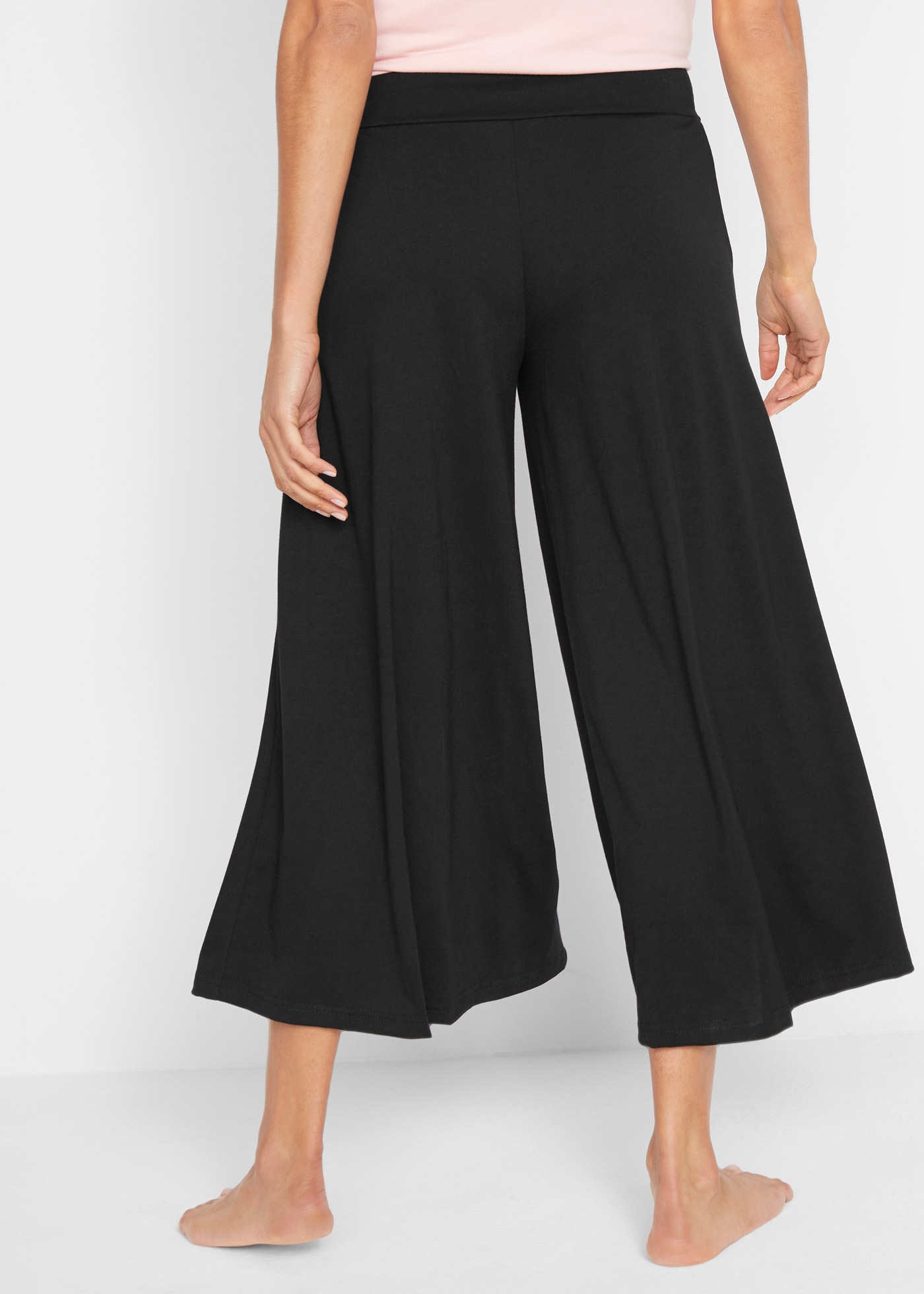 bonprix Culotte  Loungewear Culotte mit weitem Bein