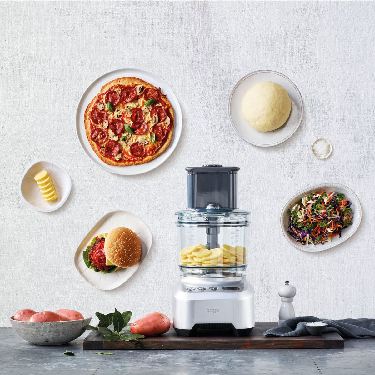 Foodprosessor The Kitchen Wizz Pro