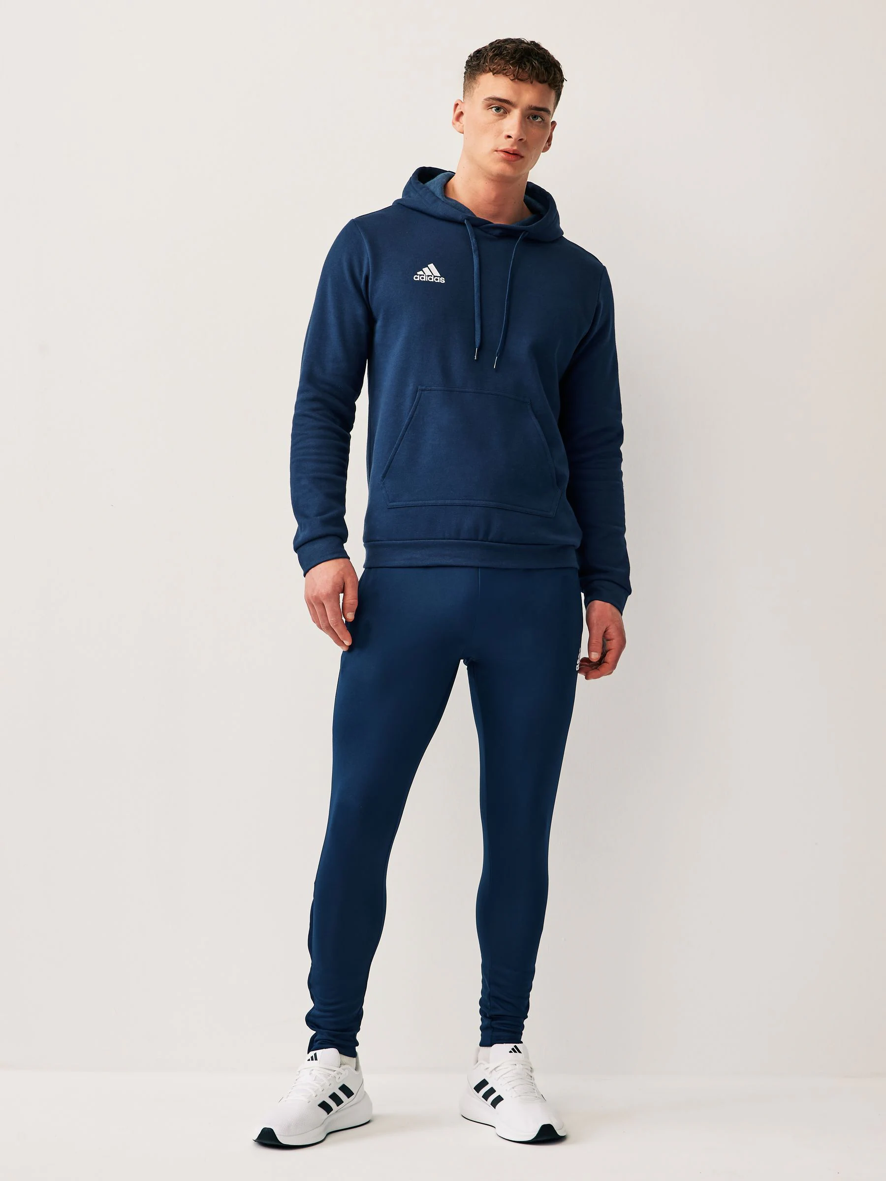 Marineblauw - adidas Entrada trainingsjoggingbroek