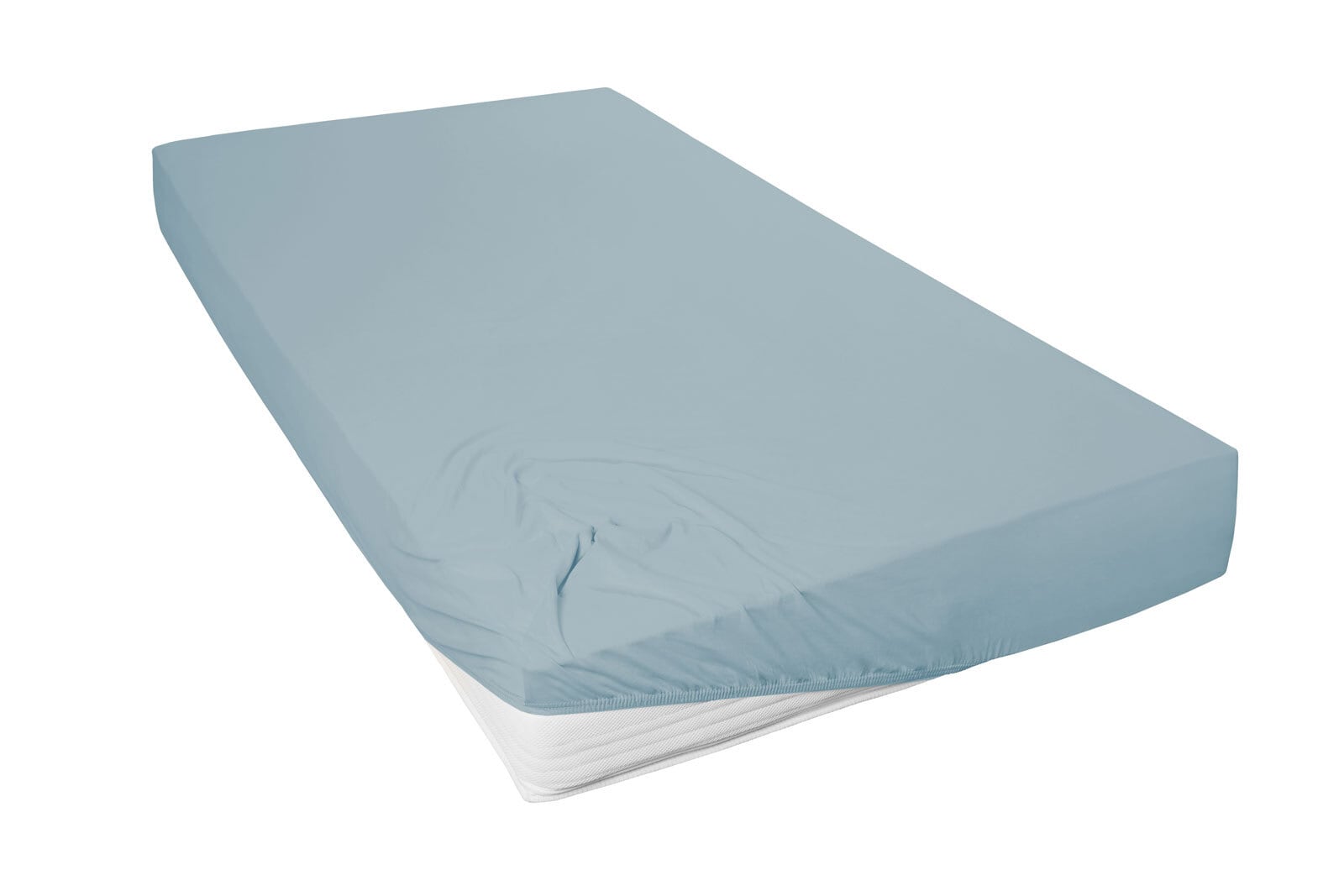 Vario Spannbetttuch 90/100 x 200 cm aquamarin