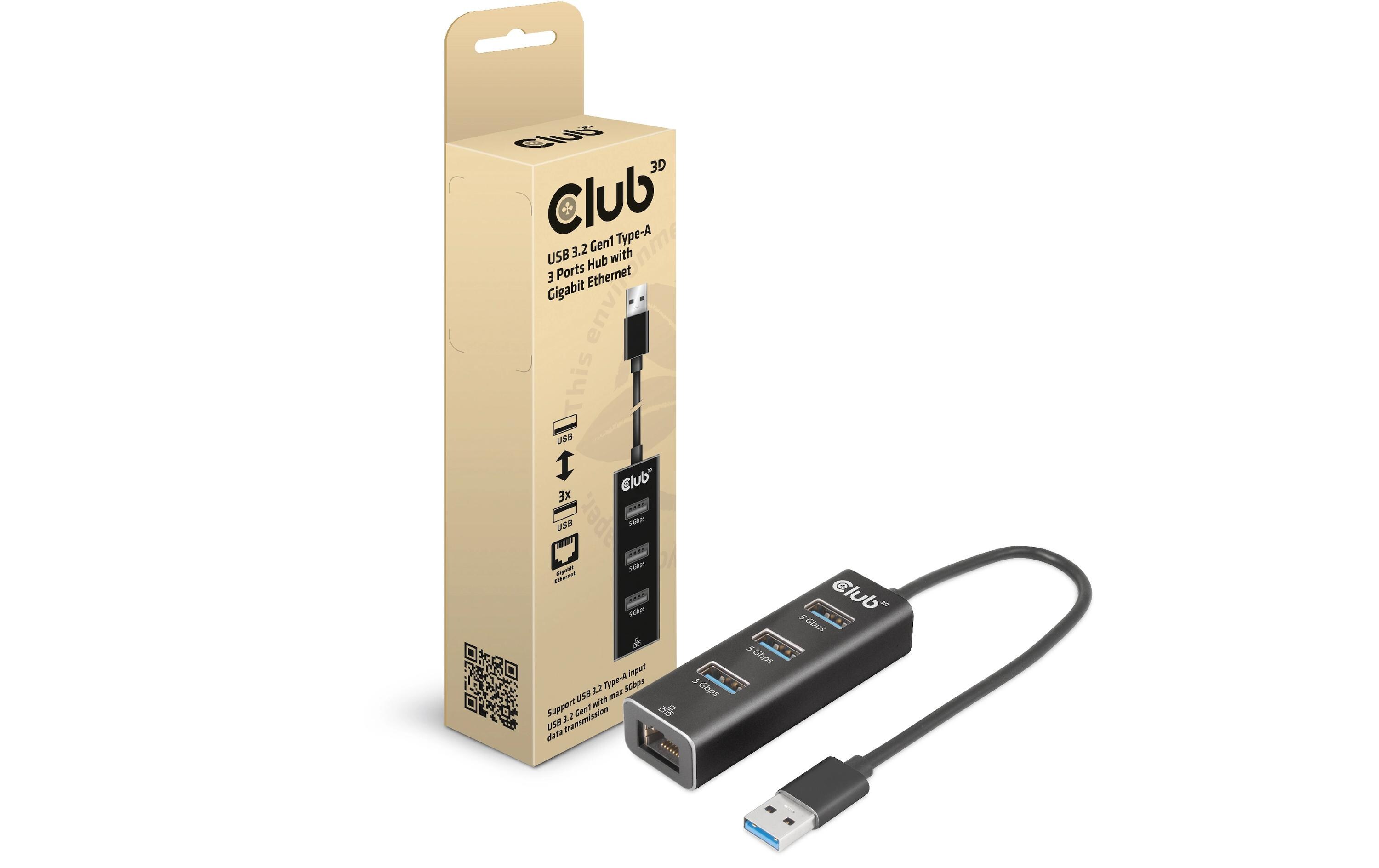 USB-Hub CSV-1430a3 Ports Hub mit Gigabit Ethernet