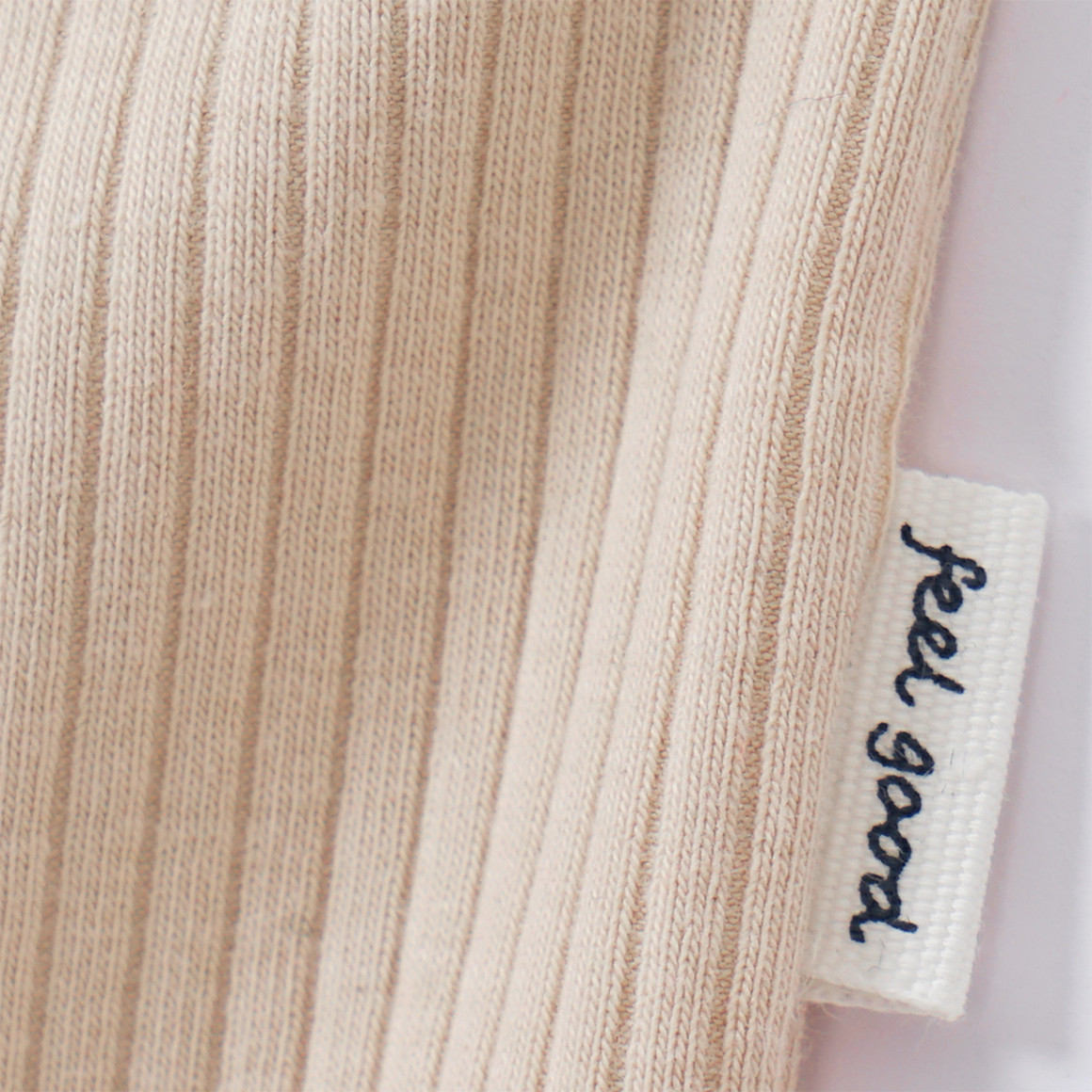 Topomini Baby Leggings mit Ripp-Struktur hellbeige