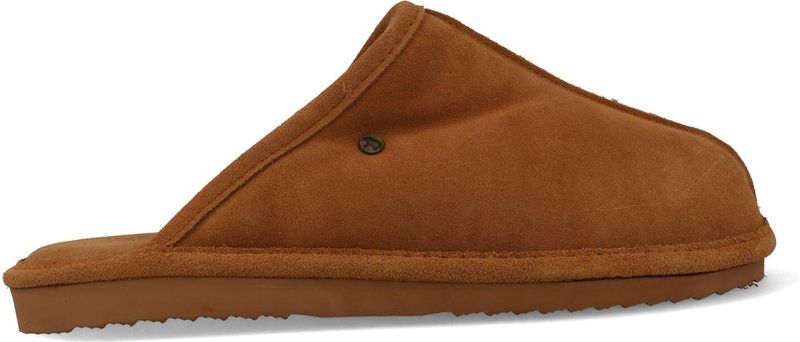 Pantoffel Warmbat Men Barron Suede Cognac
