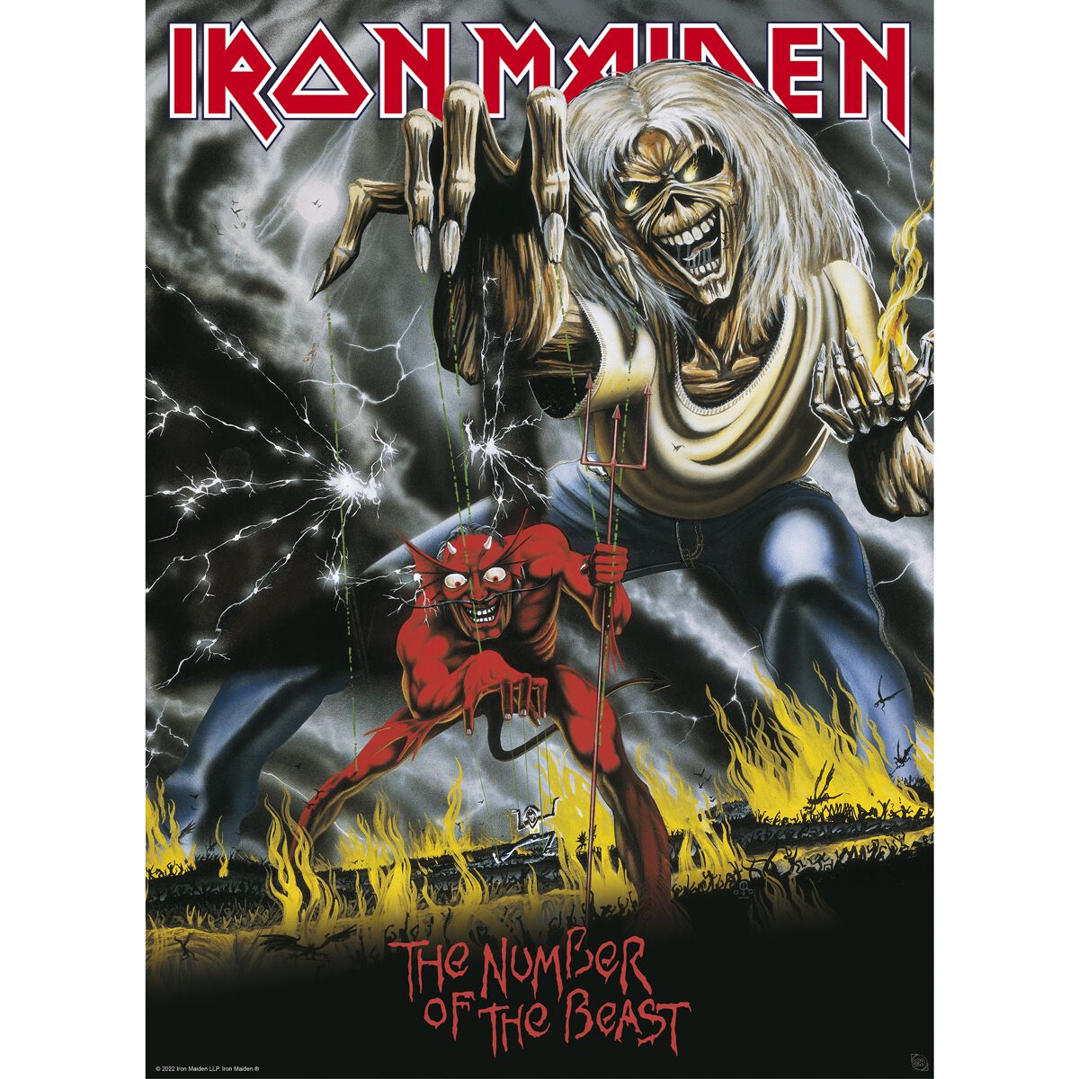 Set 2 Chibi Posters 52x38 - Killers/Number of the Beast | Iron Maiden Poster