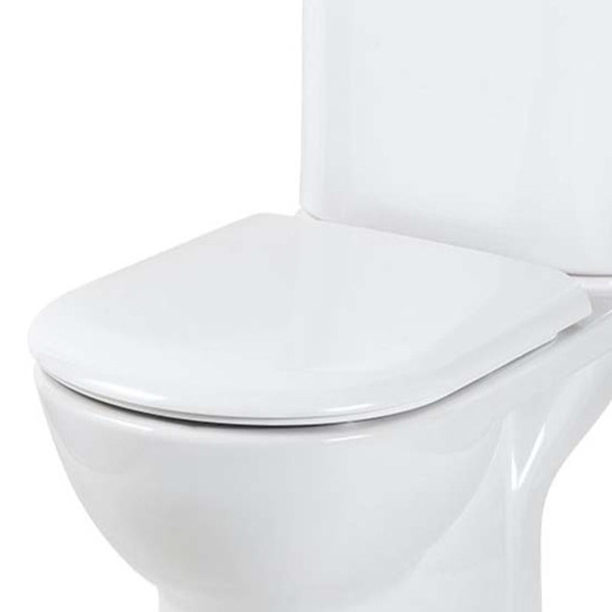Eastbrook Kompact toiletzitting wit glans