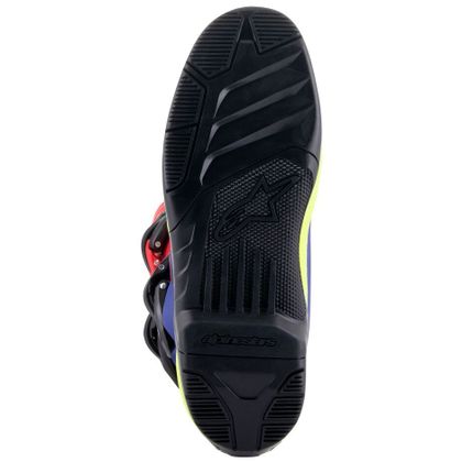 Bottes cross Alpinestars TECH 3 - BRIGHT RED / DARK BLUE / YELLOW FLUO 2023 - Rouge / Bleu