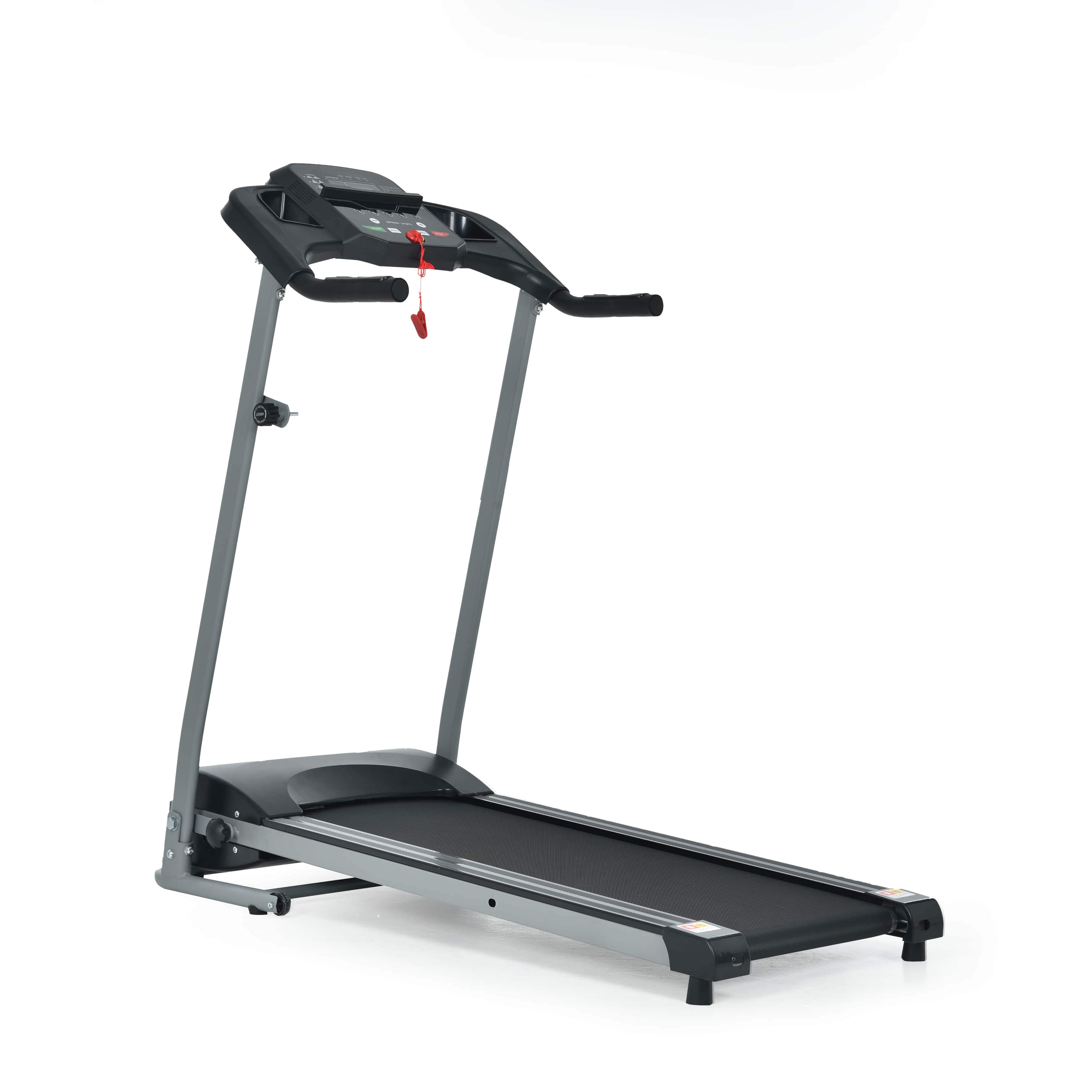 Esteira dobrável elétrica motorizada de 800 W - 122 cm (C) x 63,5 cm (L) x 122 cm (A)