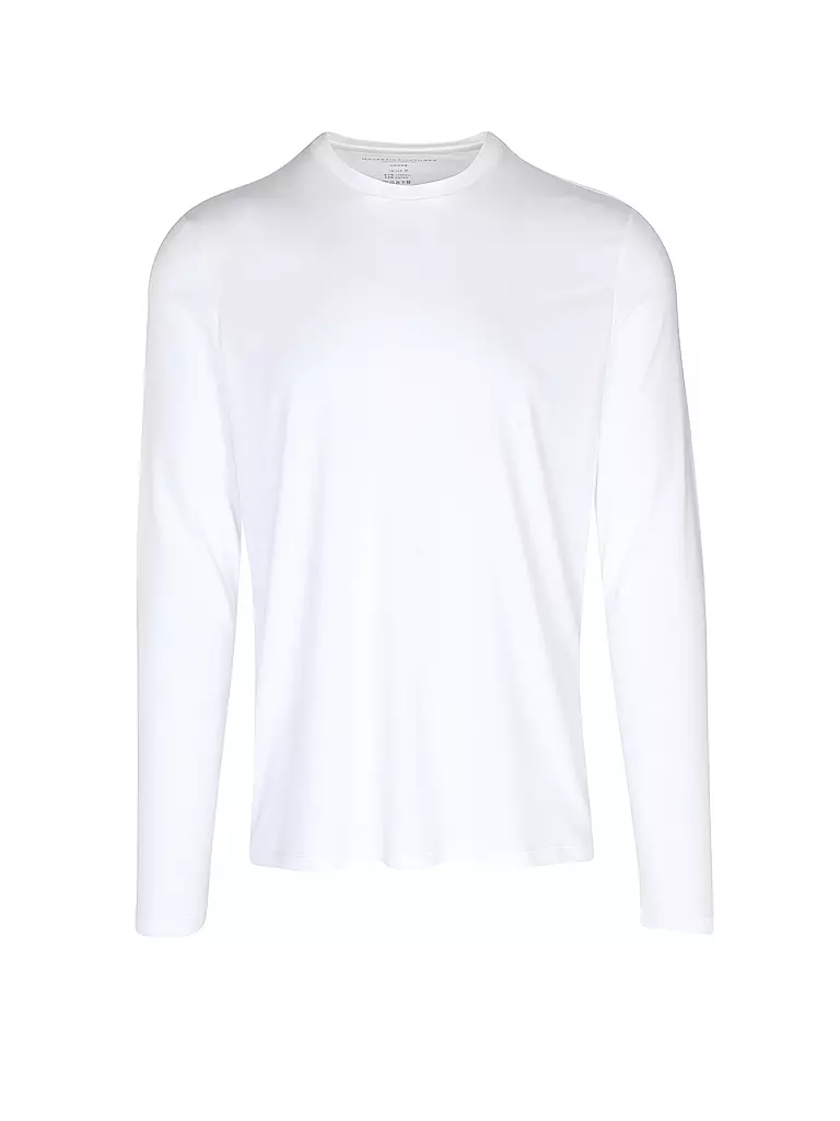 MAJESTIC FILATURES Langarmshirt weiss