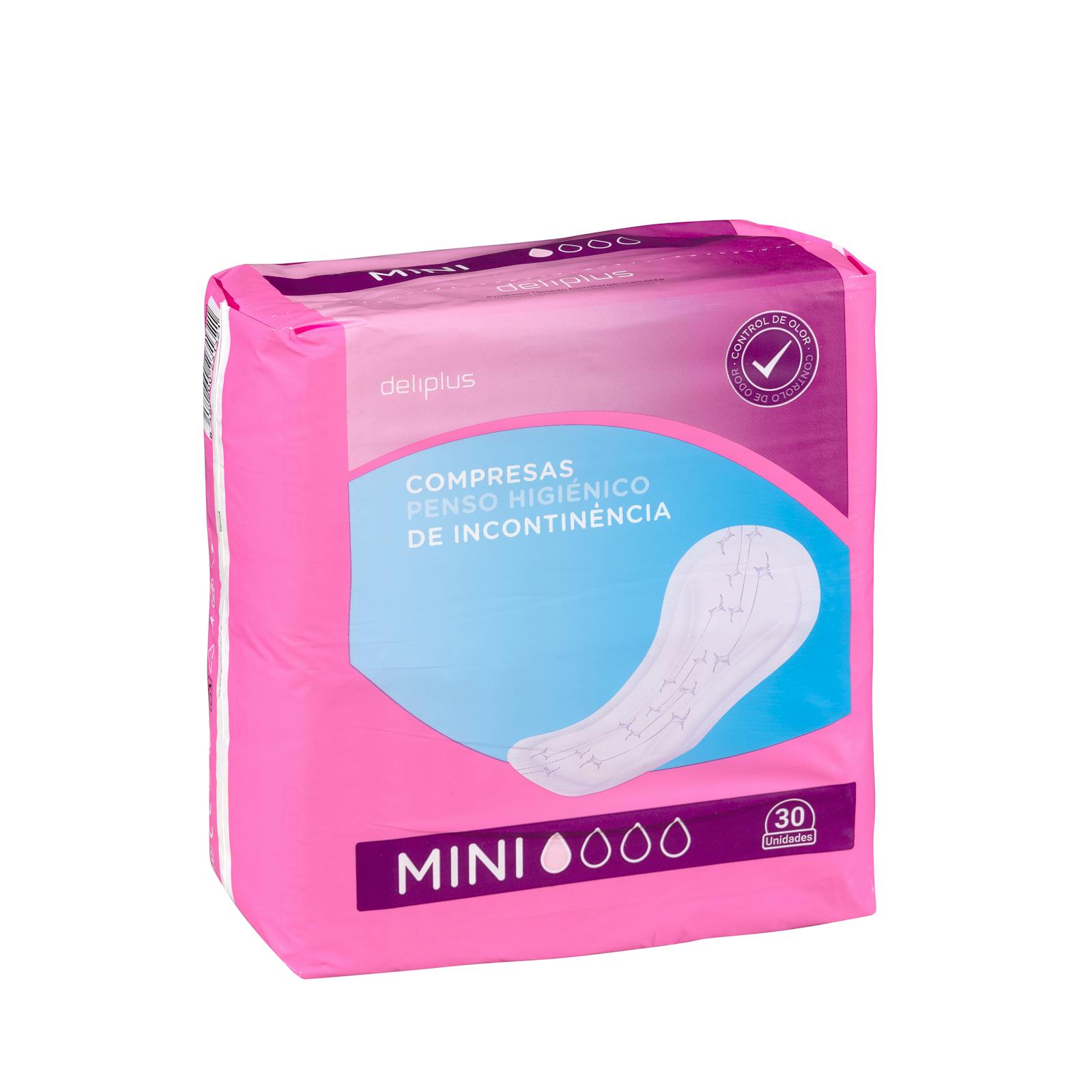 Serviette d'incontinence Deliplus Mini sans ailes