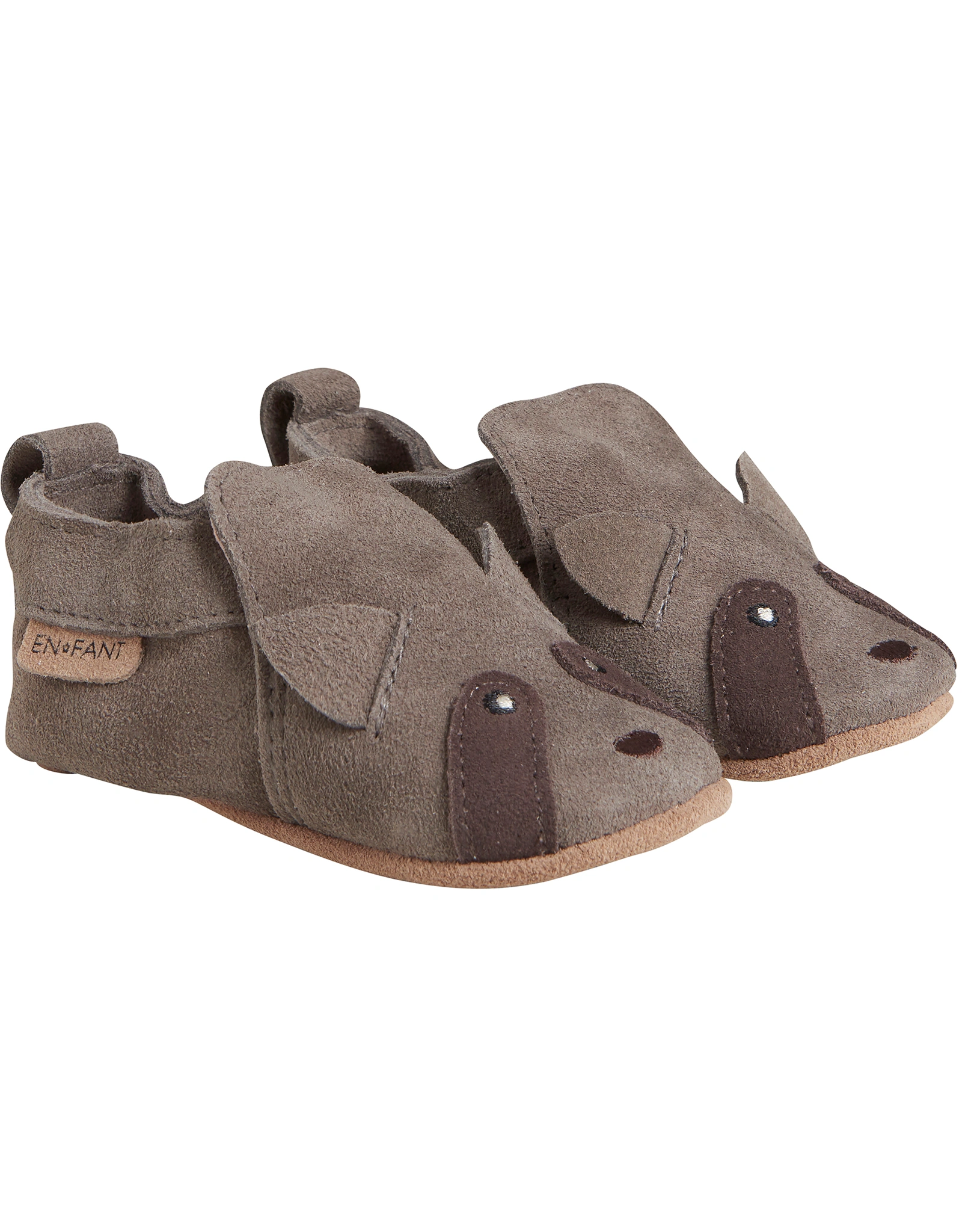 Krabbelschuhe RACOON in chocolate chip