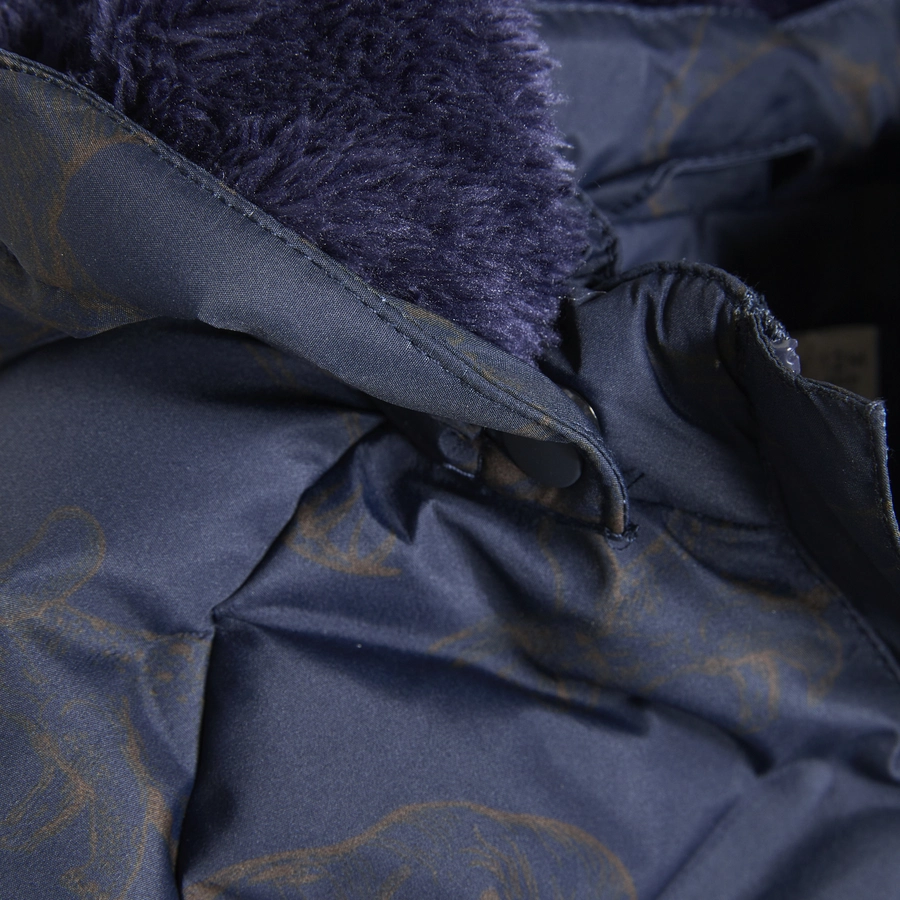 Minymo Winterjacke Quilt Parisian Night