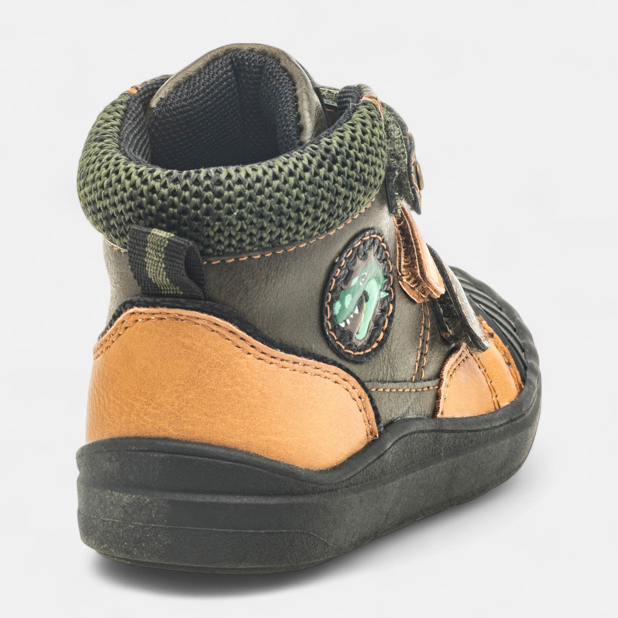 Baskets hautes Bébé garçon kaki