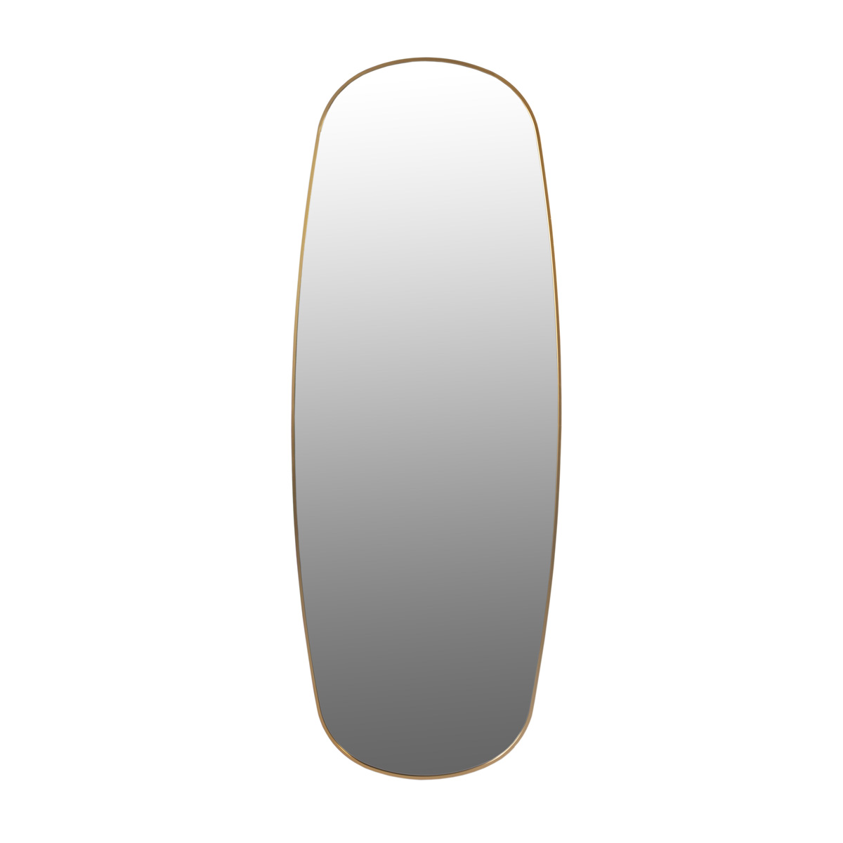 Spiegel Capsule Curve goud 60x160 cm