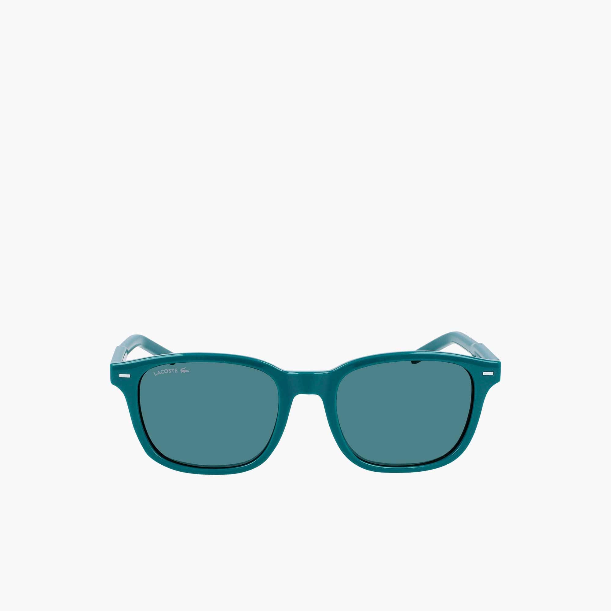 Lunettes de soleil rectangulaires Enfant Rubber Line Lunettes De Soleil - Bleu - Lacoste - Enfant