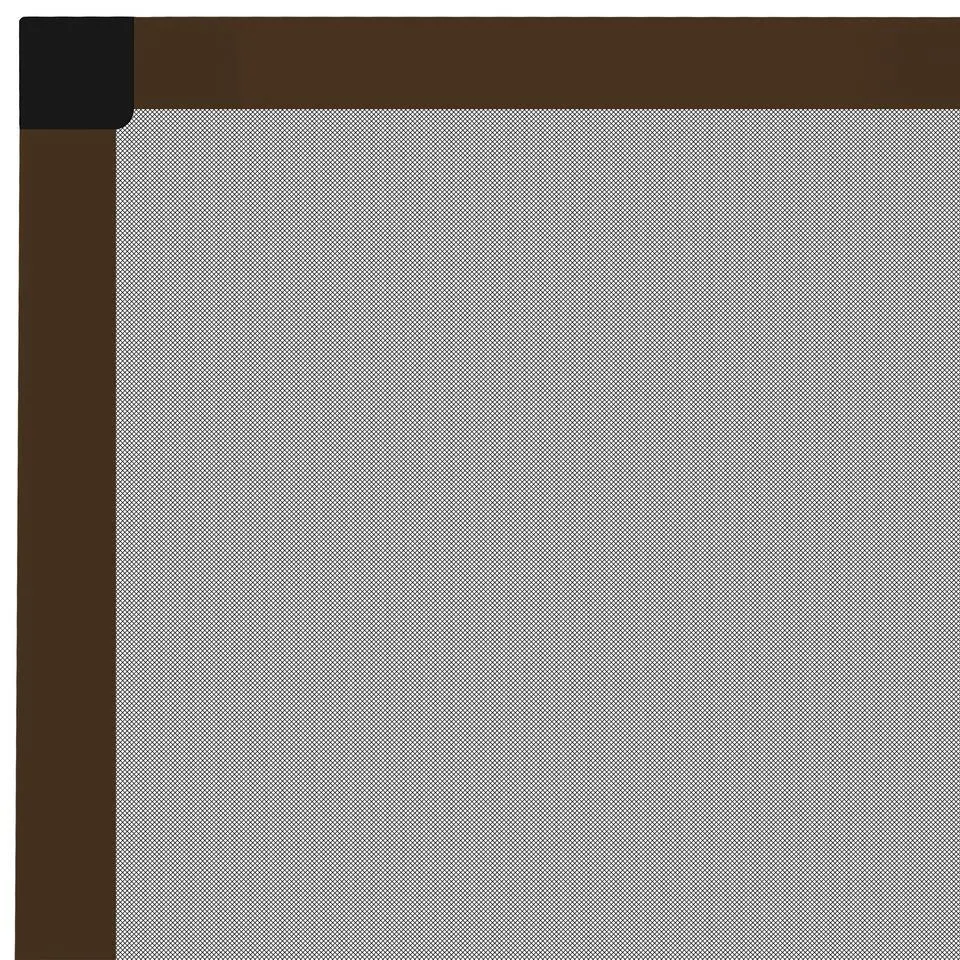 tectake Vliegenhor voor raamkozijnen - 100 x 120 cm - Bruin