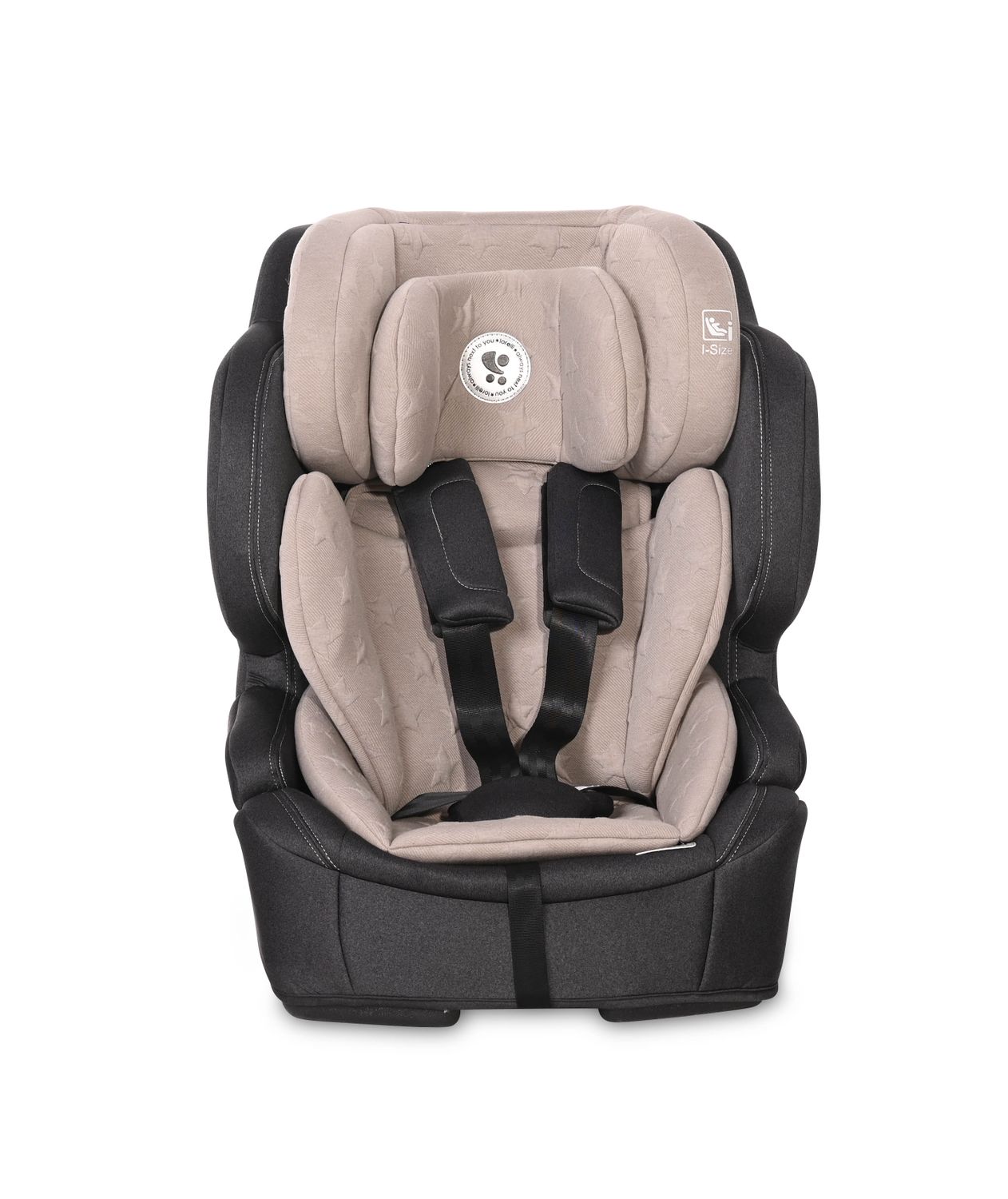 Lorelli Kindersitz Andromeda i-Size (76-150 cm) Isofix, Top Tether, verstellbar beige