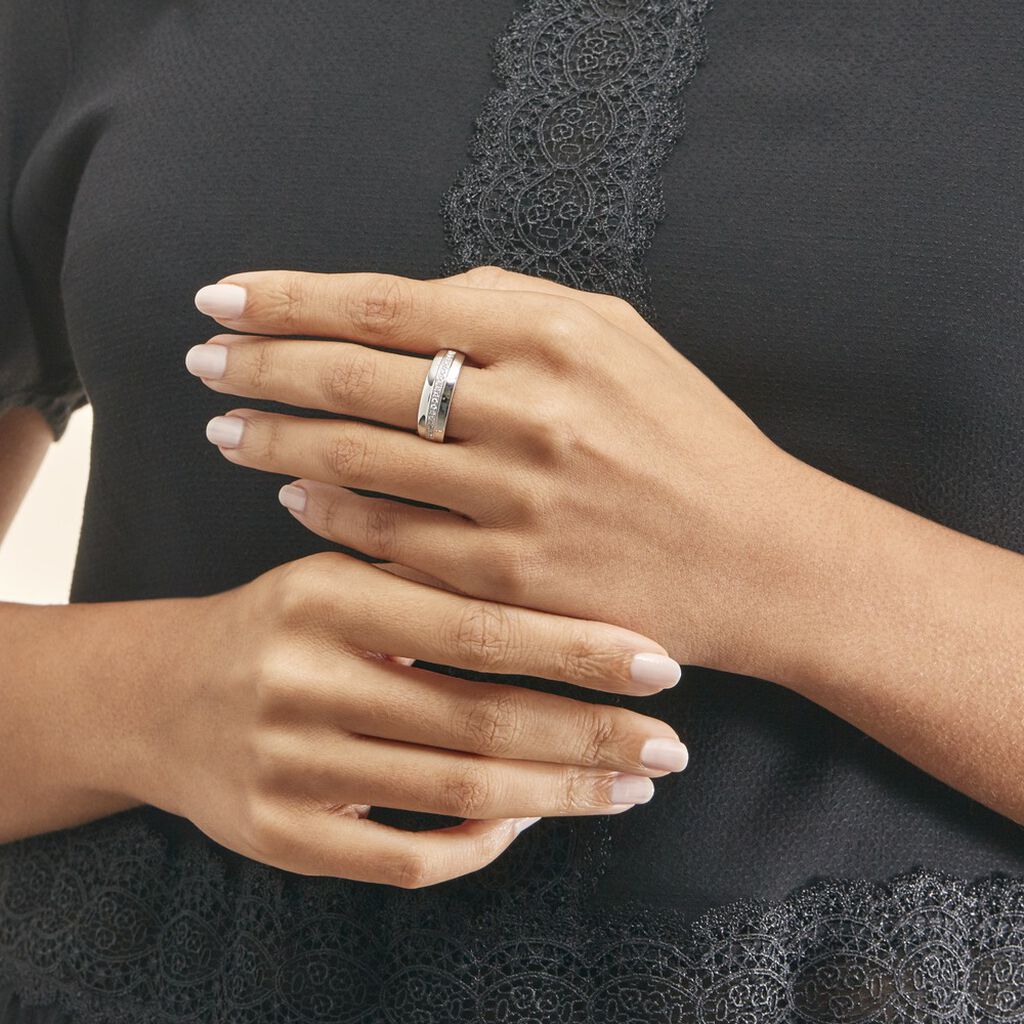 Bague Vianca Or Blanc Diamant