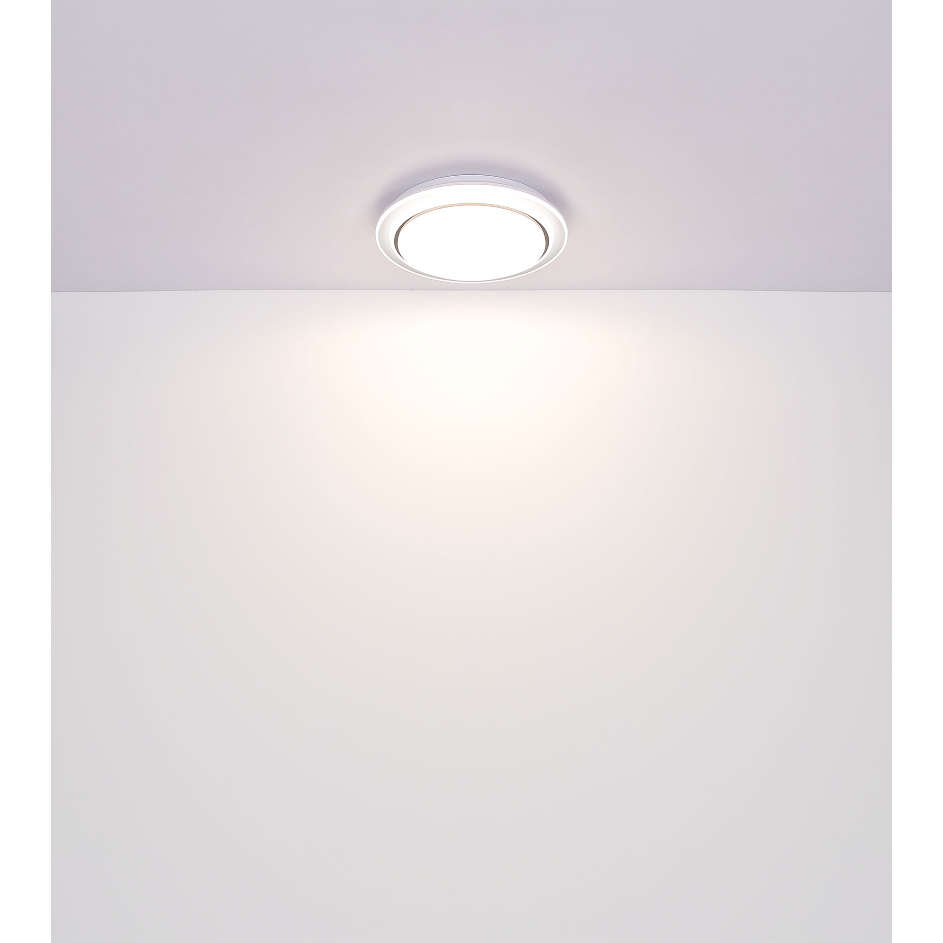 LED-RGB-Deckenleuchte - weiß matt - dimmbar - Memoryfunktion