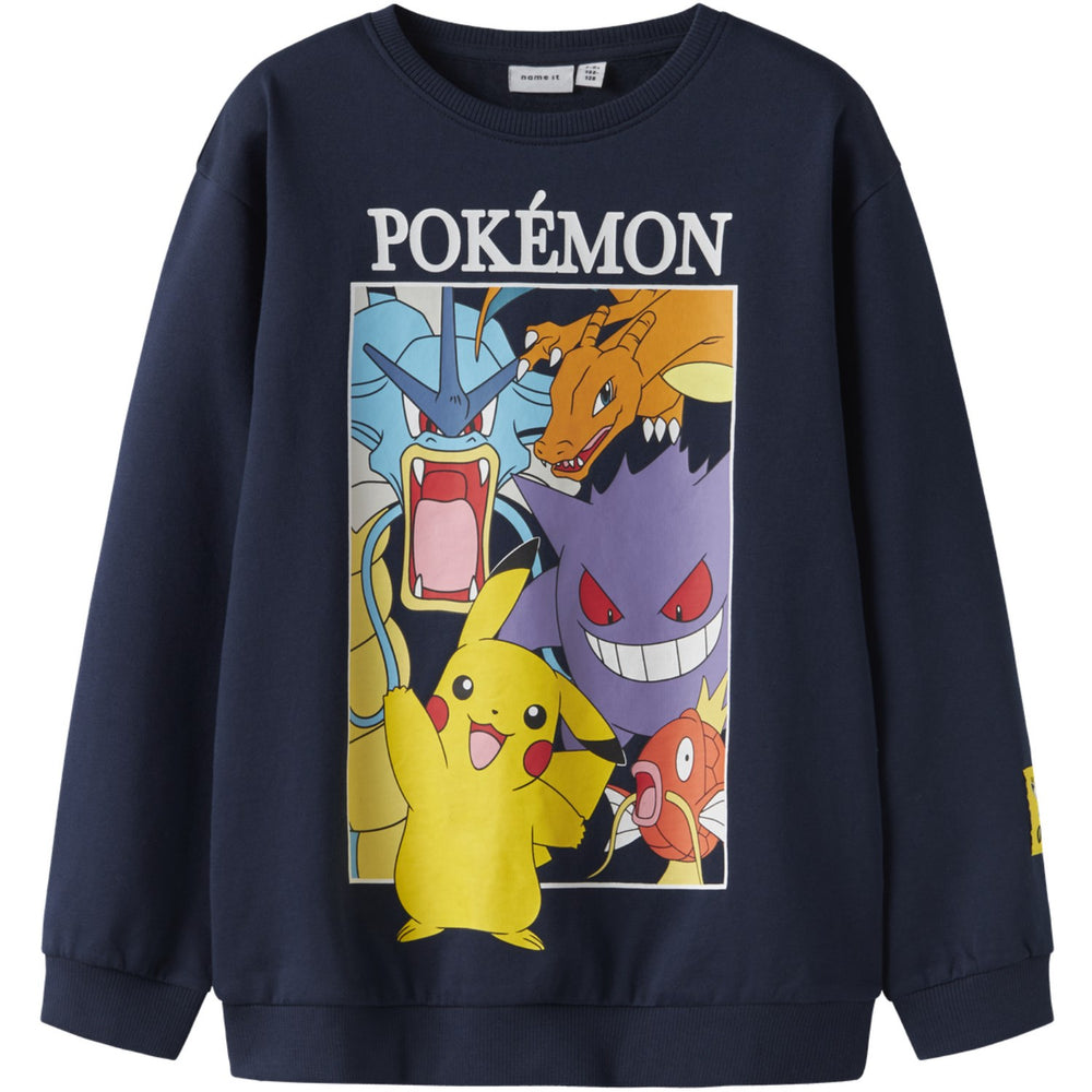 Køb Name It Navy Blazer Nkmjobi Pokemon Nreg Sweat Bru Box Sky