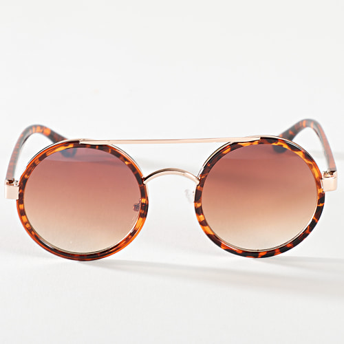 Lunettes De Soleil Fauve Orange Dégradé