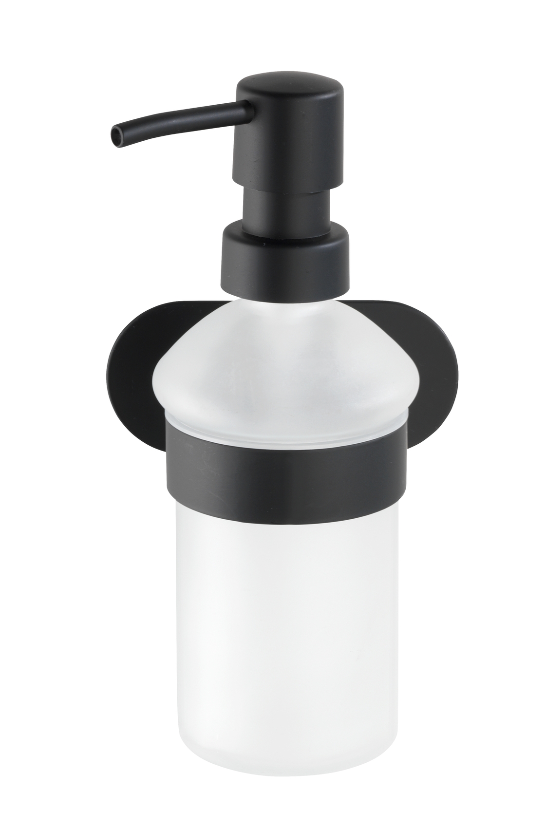 Wenko Orea turbo-loc zeepdispenser zwart mat