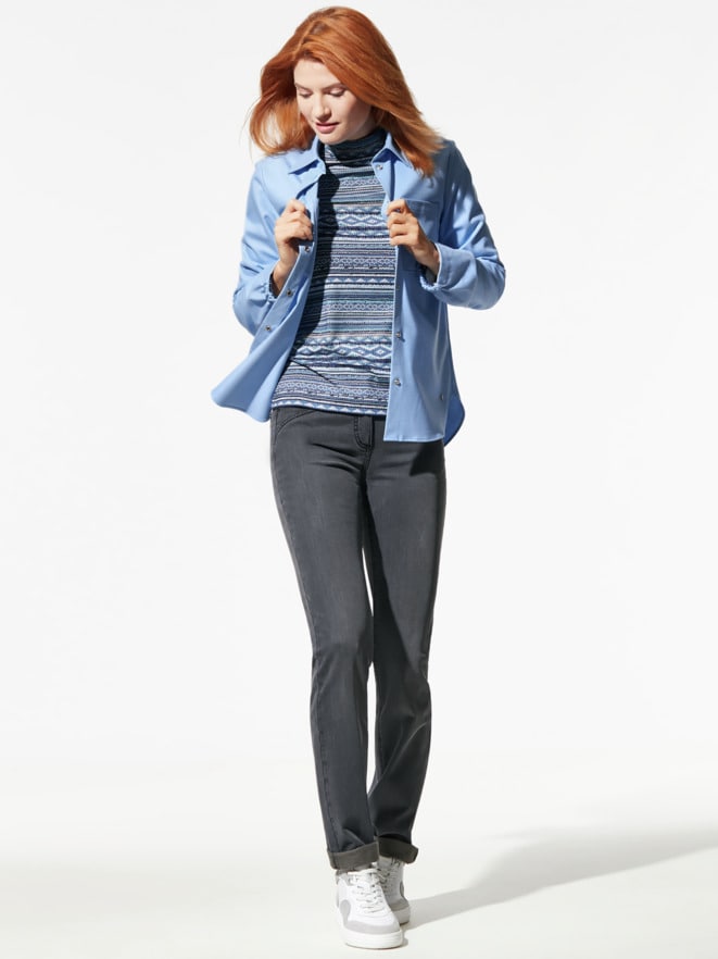 Hautschmeichler Flanell-Bluse