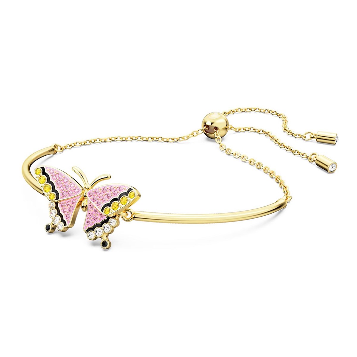 Bracelet Swarovski Idyllia Papillon rose et doré