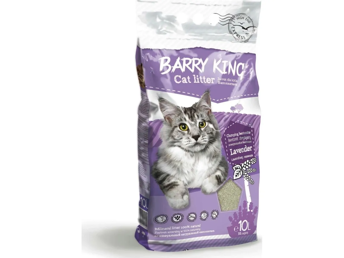 Bentonit-kattegrus lavendel 10L