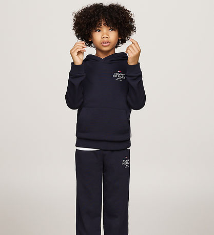 Tommy Hilfiger H?ttetr?je - TH Logo Puff - Desert Sky