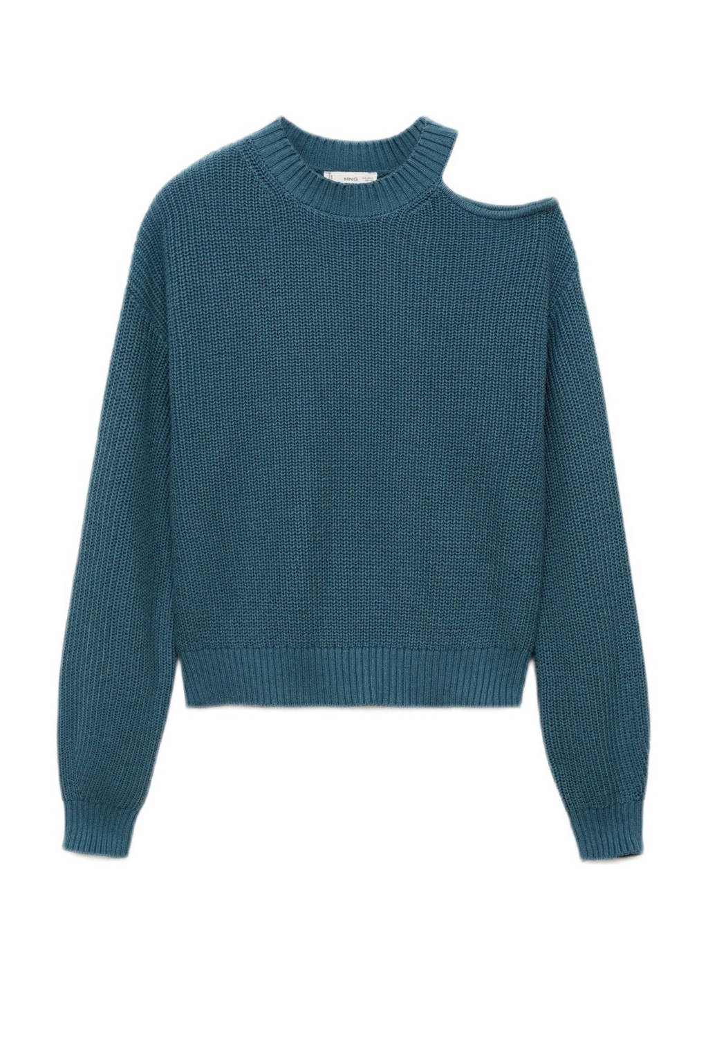 MANGO TEEN trui blauw gebreid