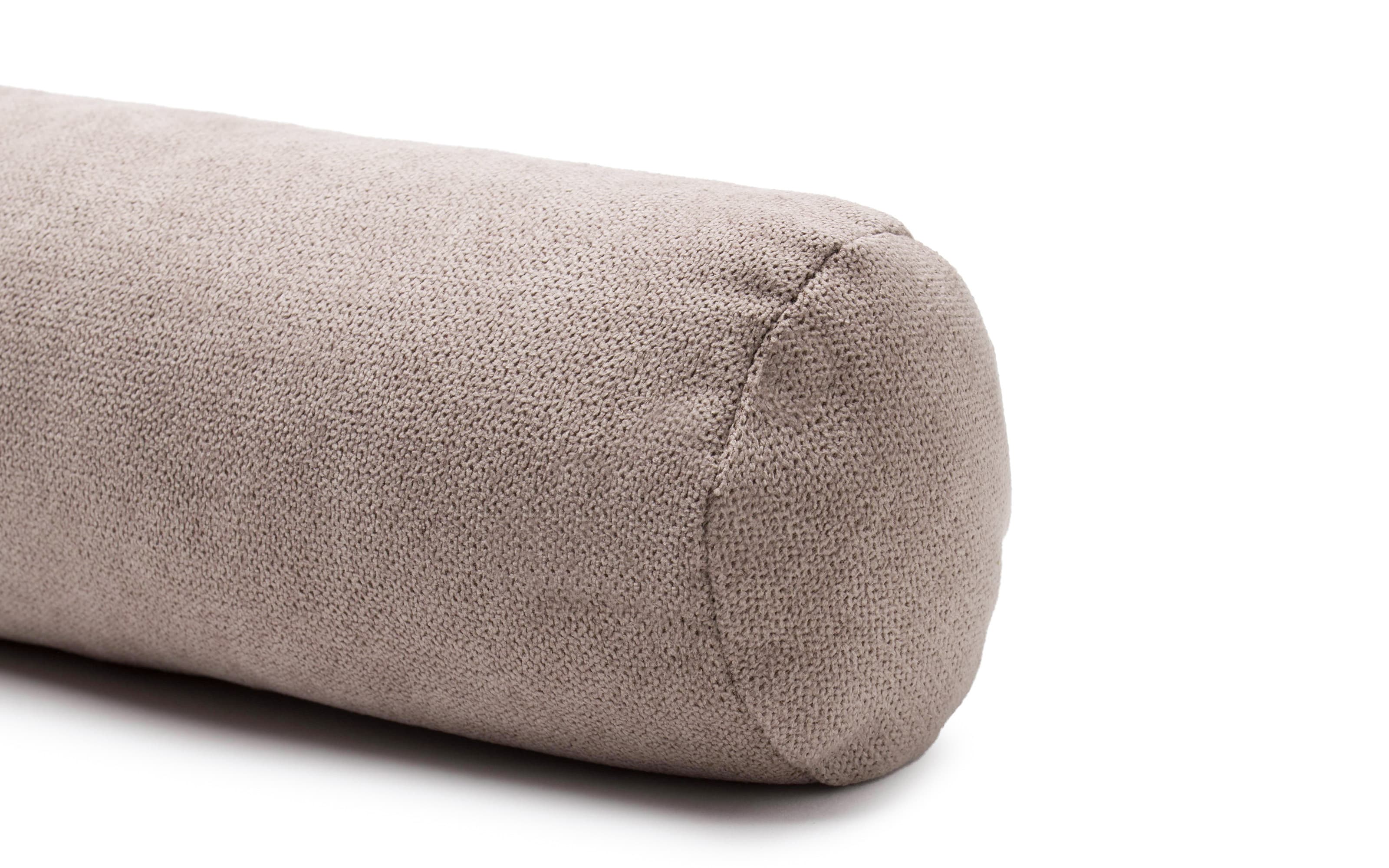 Zugluftrolle Draco, Polyester, taupe, 90 cm