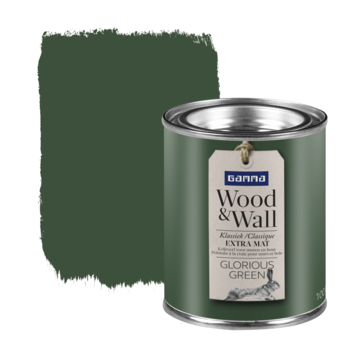 Gamma Wood&Wall krijtverf kleurtester Glorius Green 100 ml