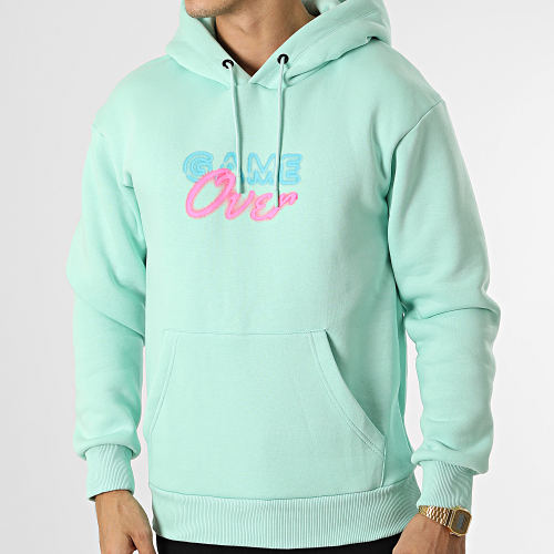 Sweat Capuche GK-1128 Vert Menthe