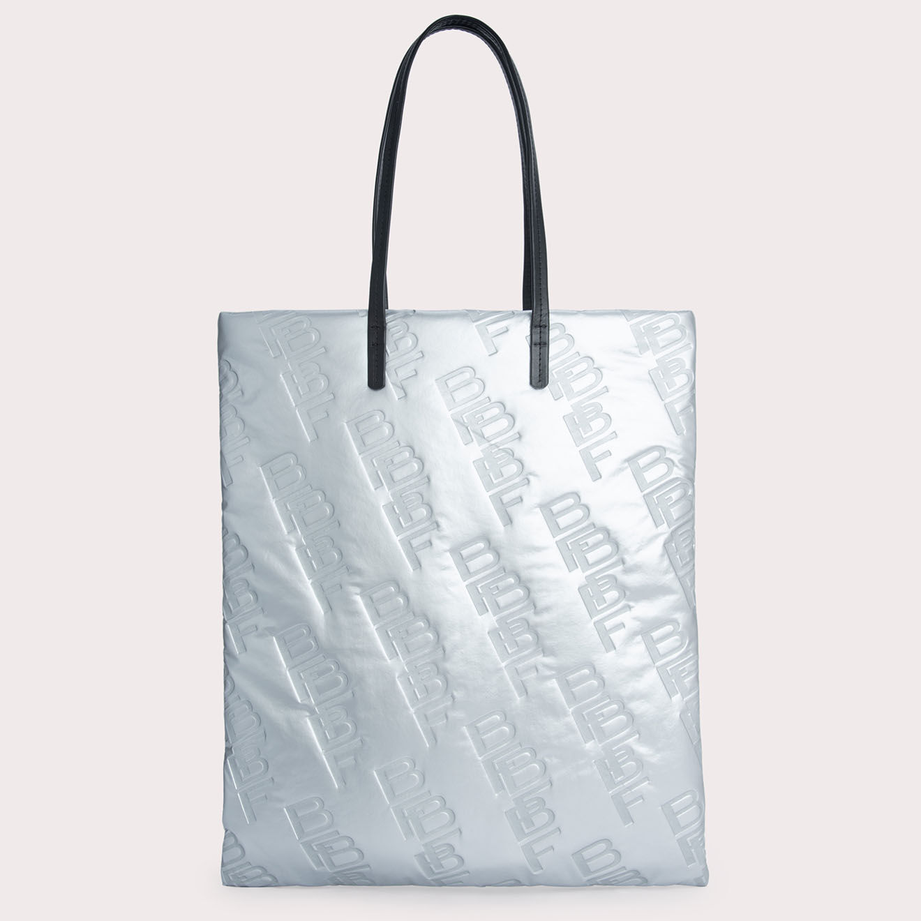 By Far Sac à main Slim Tote argenté -  46x39x2 cm