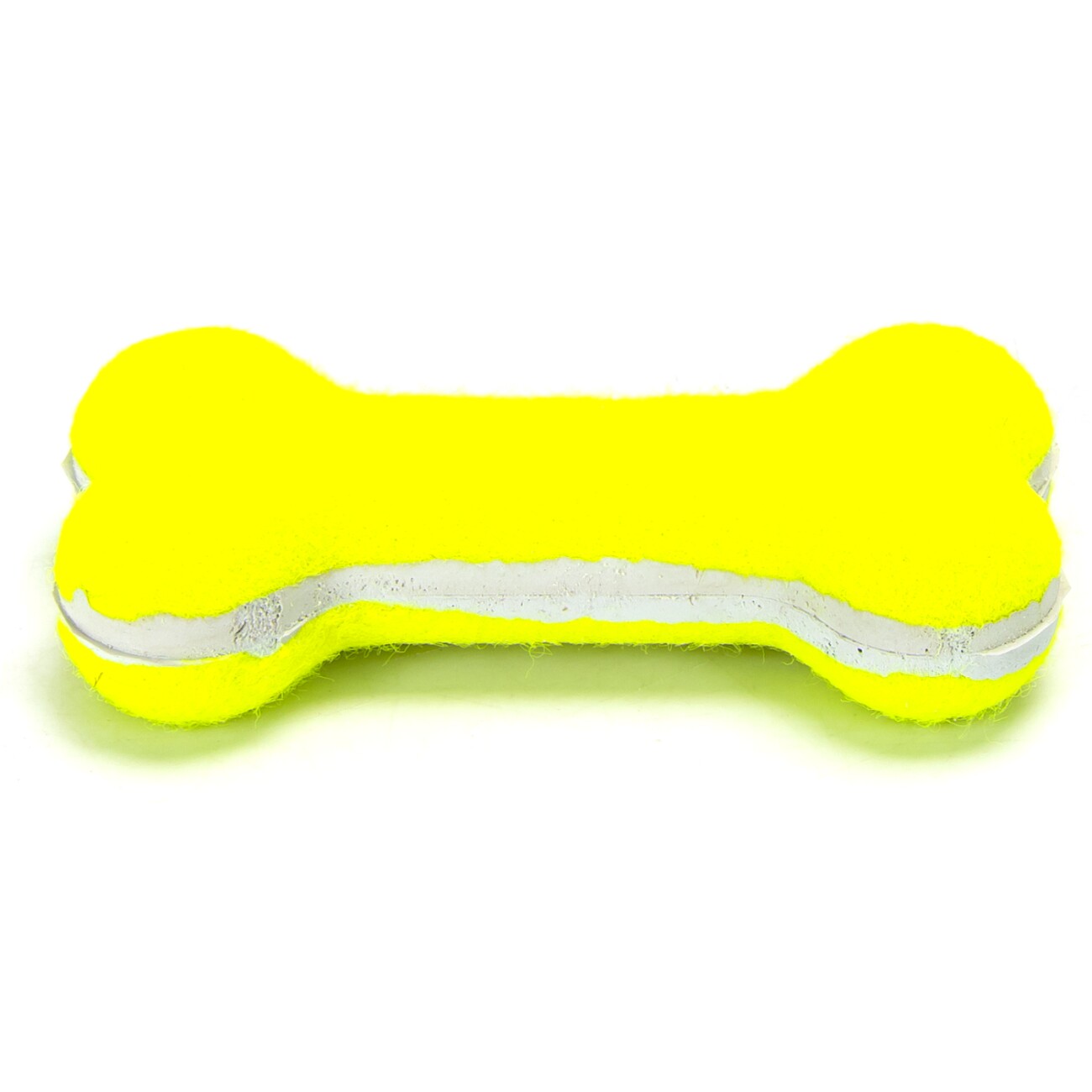 nobleza Hundespielzeug – Tennisball-Knochen, bissfest & zahnschonend, ideal für Apportierspiele