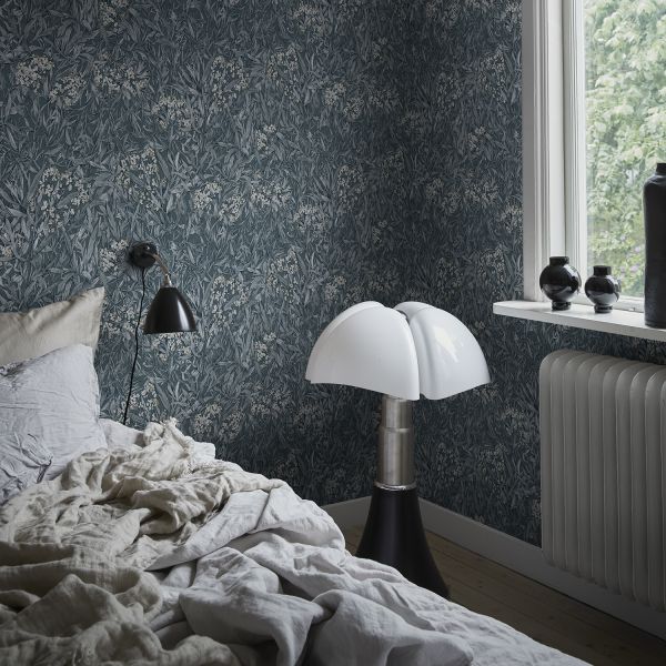Van Sand Malin Behang - Indigo Blue