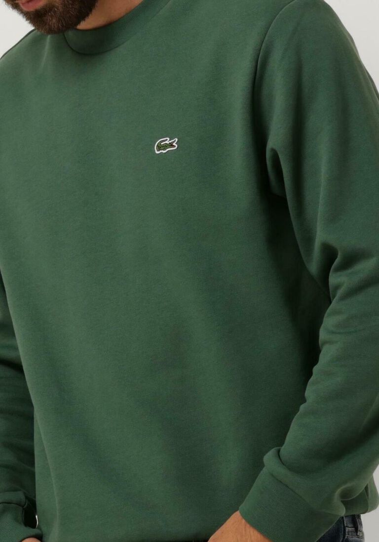LACOSTE olijf lacoste trui 1hs1 men sweatshirt
