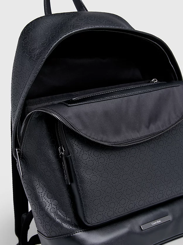 Mochila redonda com logotipo